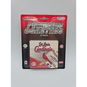 10 Pack St. Louis Cardinals Premium Coasters MLB Cards Major League Baseball USA